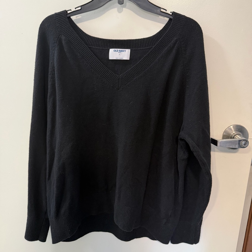 Loose V-Neck Sweater